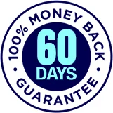 60 day money back guarantee seal